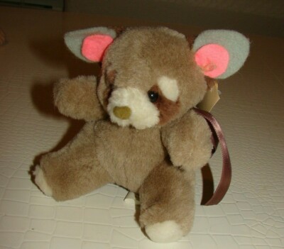 HugFun Gray Raccoon Plush Stuffed Toy 5.5