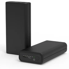 20000mAh Power Bank For Heated Vest Jacket Pants Scarf DC 7.4V 2A Battery Pack 