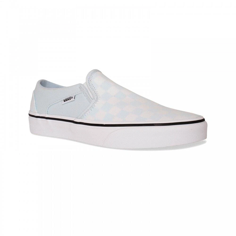Vans asher shop slip on blue