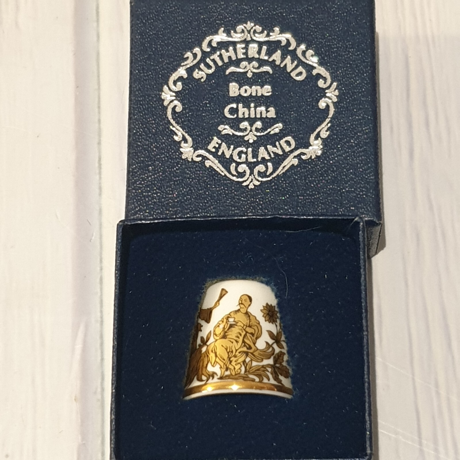 11 x SUTHERLAND THIMBLES Bone China Job Lot All Different Vintage Boxed England