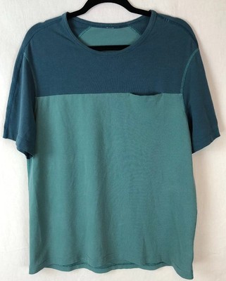 LULULEMON Tee Shirt Colorblock Front 