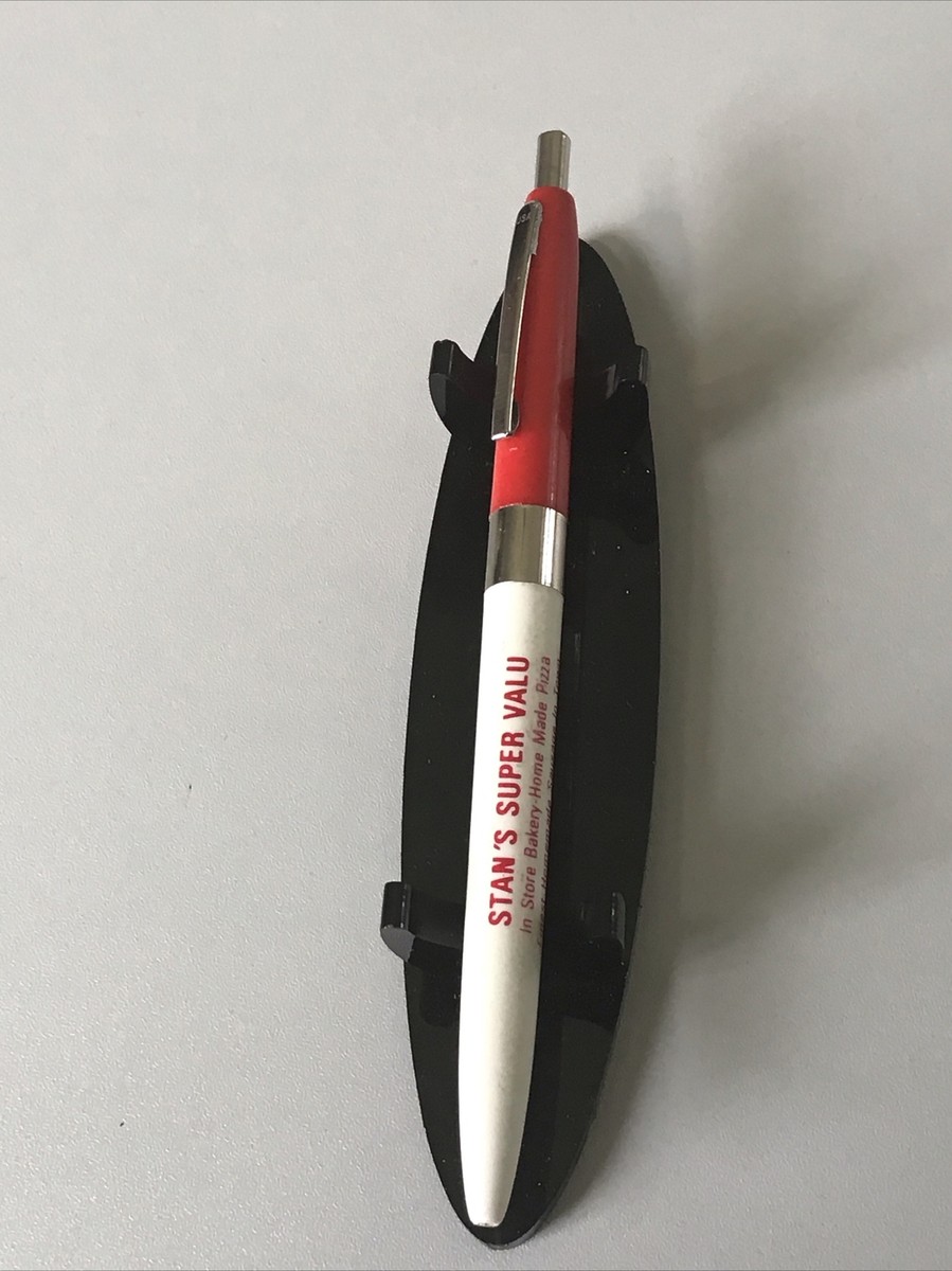 VTG Ballpoint Pen Stan's Super Valu Stan Blanche Deile Wishek ND