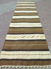 Turkish Runner Rug, Hallway Rug, Long Rug, Corridor BohoRug, Home Decor 32"X128"