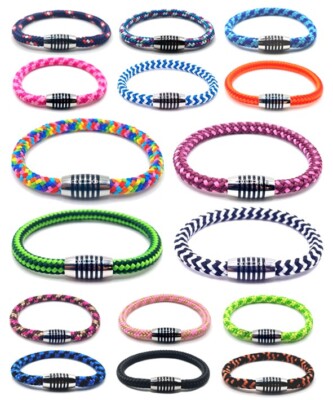 JoJewelry Armband Emalines in verschiedenen Farben mit Edelstahlmagnetverschluss