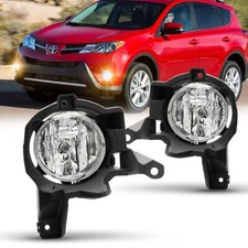 Fog Light Assembly Replacement For 2013-2015 Toyota Rav4 With H16-3 12V 19W H...
