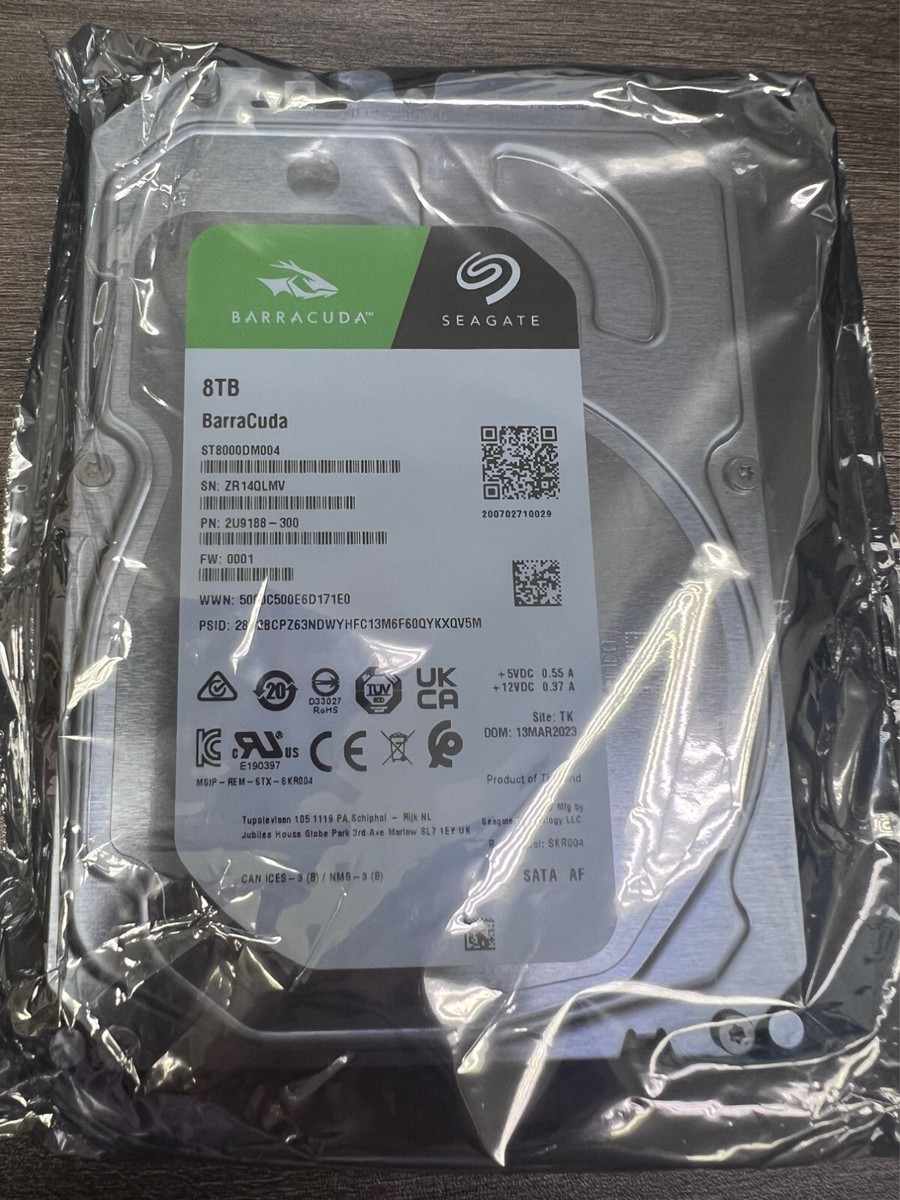も*ん様 Seagate Barracuda ST8000DM004 8Tb Seagate BarraCuda ST8000DM004 8TB 5900RPM 256MB Cache SATA