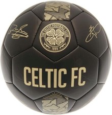 Celtic FC Phantom Signature Training Soccer Ball Black Size 5 Official Licensed