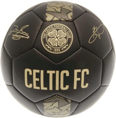 Celtic FC Phantom Signature Training Fußball schwarz Größe 5 offiziell lizenziert