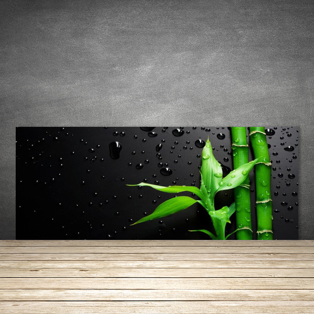 Crédence de cuisine en verre 125x50 anti tache pour protéger le mur
