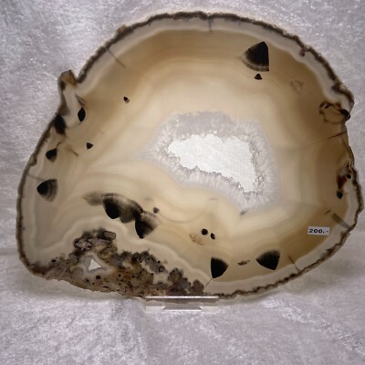 Achat Scheibe 21 cm x 25,4 cm Agate Slice Achatscheibe Agate