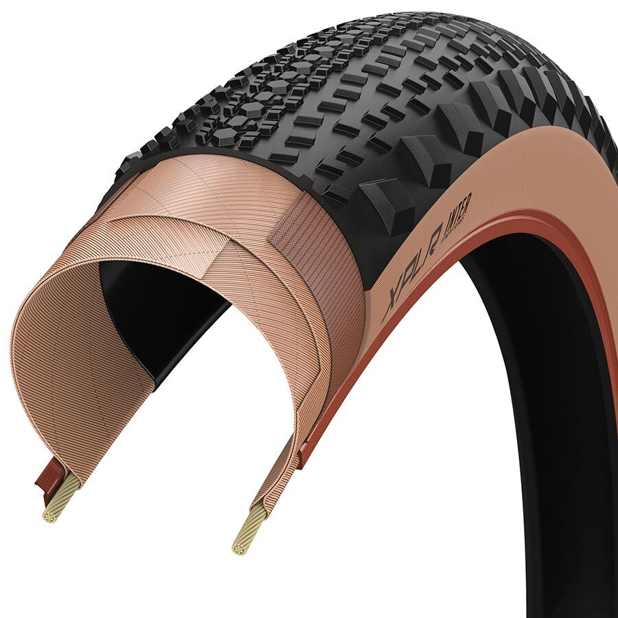 Zipp, Goodyear XPLR Inter, Gravel Tire, 700x45C, Folding, Tubeless