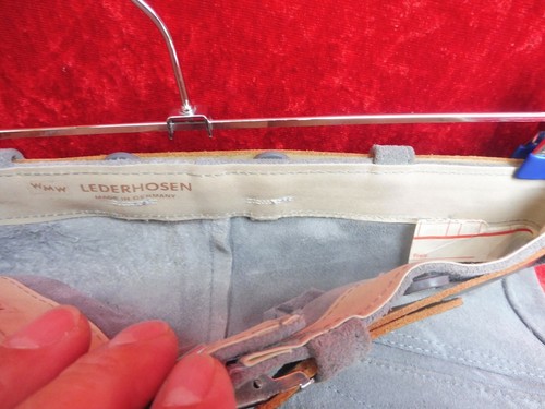 hochwertige Lederhose , Gr.148 , Neu , Made in Germany , Kniebundhose - Picture 6 of 6