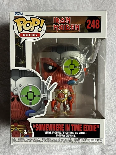 SOMEWHERE IN TIME EDDIE IRON MAIDEN FUNKO POP 248 NEW VAULTED MINT CONDITION