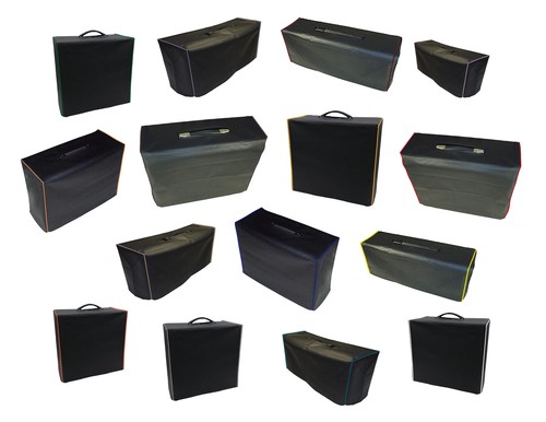 Black Vinyl Cover for a Hiwatt T5 Mk III Head w/Piping Option, USA (hiwa054) - Picture 4 of 6