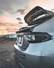 Rpg Carbon Tailgate Mid Spoiler Wing For 08-14 Subaru Impreza Wrx Sti Gr Hatch Rpg Carbon Tailgate Mid Spoiler Wing For 08-14 Subaru Impreza Wrx Sti Gr Hatch