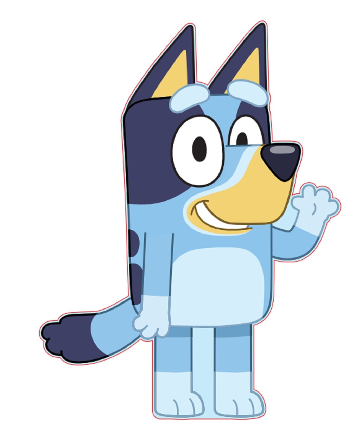 Ангелочек с голубыми поцелуями и розовым декокиссеном в 3D-Оптике для дивана и Бэттла