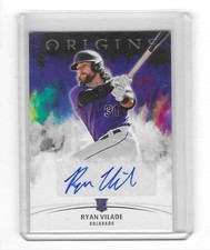 2022 Origins Baseball Ryan Vilade Rookie Auto OS-RV Colorado Rockies