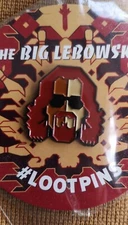 THE BIG LEBOWSKI LOOT CRATE LOOTPINS PIN BADGE BRAND NEW