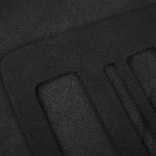 For Ford Mustang 09-13 Suede Black Gray Central Control Navigation CD Panel Trim - Picture 8 of 10