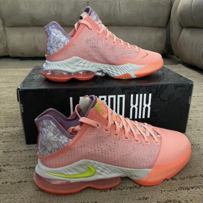 Nike LeBron 19 Low Hawaii Salmon Basketball Shoes DQ8344-600 Men\'s Sz 9.5 Nike LeBron 19 Low  main image 4