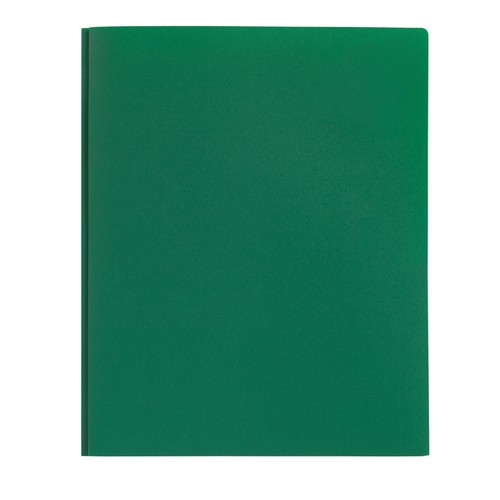 Office Depot Brand Poly 2Pocket Portfolio With Fasteners, Green eBay