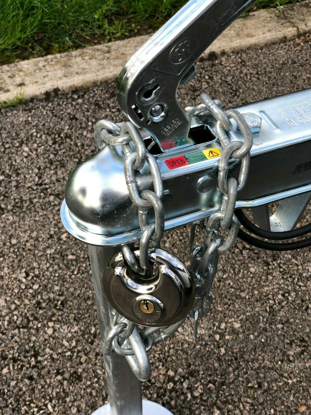 Trailer Hitch POST 520mm High 'Saves your Jockey Wheel & Tyre' Made In