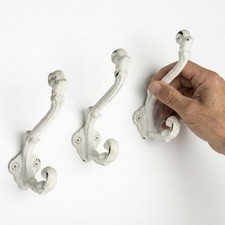 Wall Mounted Antique Cast Iron Vintage Style Wall Hooks for Coats, Bags, Towels,