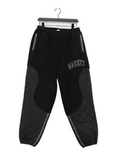 Puma Men's Sports Bottoms M Black 100% Polyester Sweatpants