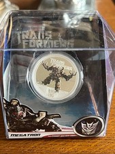 1 Oz  Münze: Transformers 2011 - Megatron - Proof/Colored