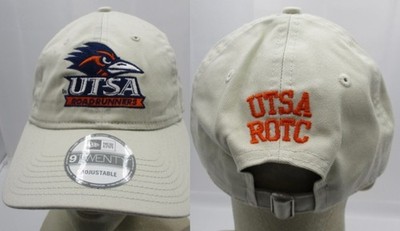 UTSA Roadrunners ROTC Hat Mens Large Beige Khaki University Texas San Antonio