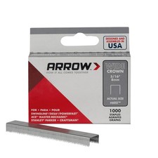 Arrow 605 Wide Crown Swingline Heavy Duty 5/16-Inch Staples, 1,000-Count