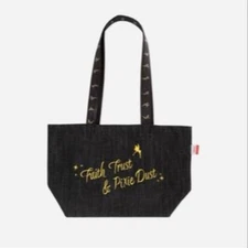 Harveys - Denim Tote / Faith Trust and Pixie Dust Peter Pan Tinkerbell - New