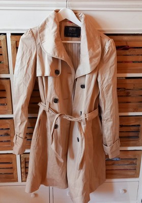 Toller Mantel Esprit Collection Trenchcoat Damen sehr guter Zustand Creme 38 M