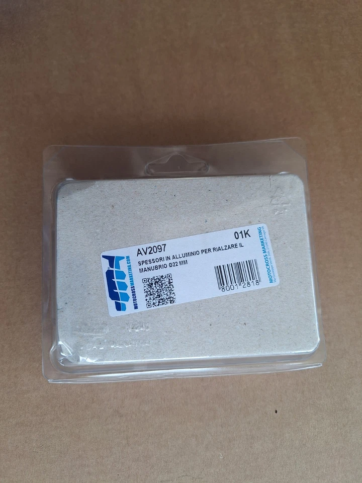 Riser alza manubrio Ø22mm di 20/35mm - Alluminio alta qualità - Immagine 3 di 4