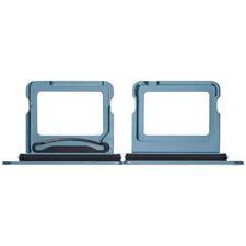 Dual Sim Card Tray Replacement For i Phone 16 / 16 Plus Teal