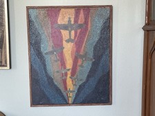 Aereo Pittura Futurismo Olio Su Tela anni 30 firmato