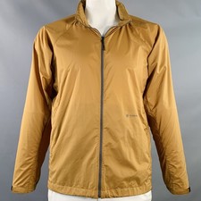 Giacca A Vento Zip Up In Nylon Marrone Taglia L GOLDWIN