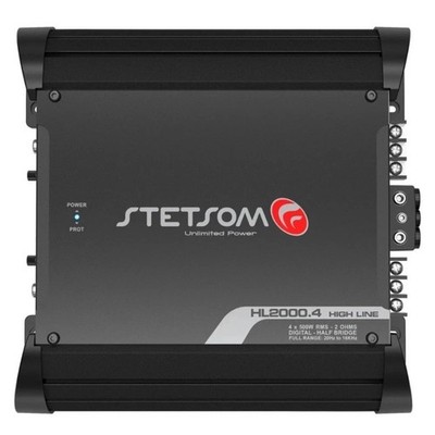 Stetsom Verstärker HL 2000.4 2 Ohm Auto Audio 2000 W 4 Kanäle 3 Tage USA
