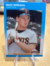 Matt Williams 1987 Fleer Update Rookie #U-129! 2 Card Min! See Desc!. rookie card picture