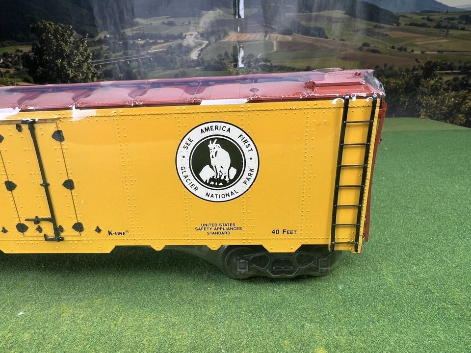 K-LINE K-7613 GREAT NORTHERN #7613 CLASSIC RREEFER CAR K7613 SEALED NEW IN BOX - Image 4 of 4
