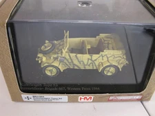 HOBBY MASTER 1:48 SCALE DIECAST LIMITED " GERMAN KUBEWAGEN TYPE 82 " HG1201