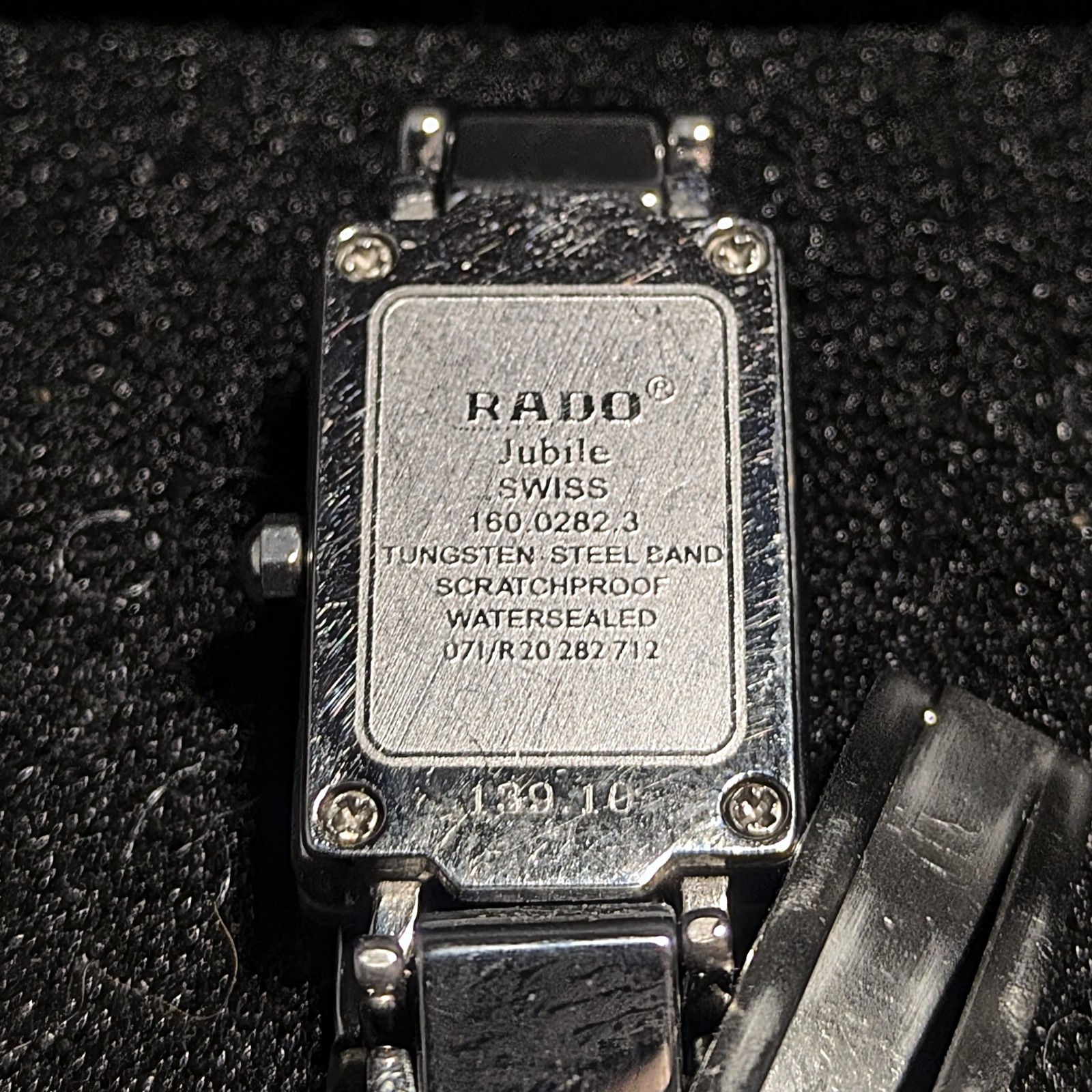 Rado Jubilé Rectangular Diamond Dial Sapphire Swi… - image 2