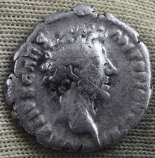 ROMAN EMPIRE, ANTONINUS PIUS , 145-161 AD , SILVER DENARIUS , ROME