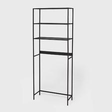 Over The Toilet Storage Brushed Nickel Metal - Brightroom