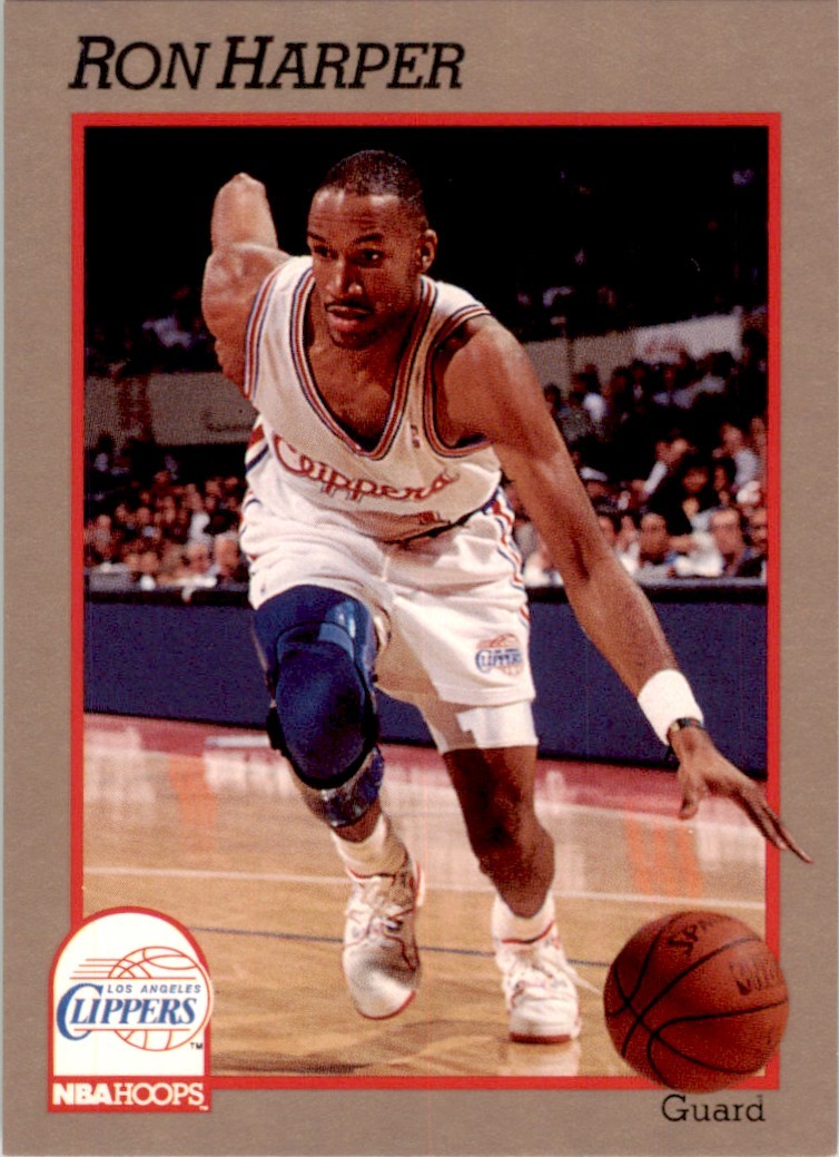 1992 Hoops 100 Superstars #40 Ron Harper Los Angeles Clippers