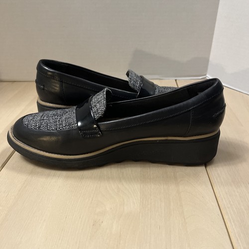 Clarks Collection Raisie Arlie Loafer Soft Cushion Flat Preppy Shoes Size 9.5 - Picture 5 of 13