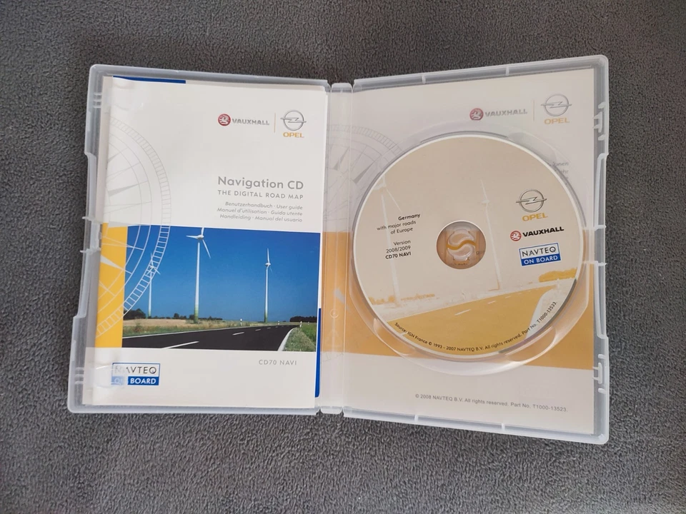 CD Navigation OPEL CD70 NAVI Deutschland + Hauptstraßen Europas 2008/2009 - Bild 3 von 4