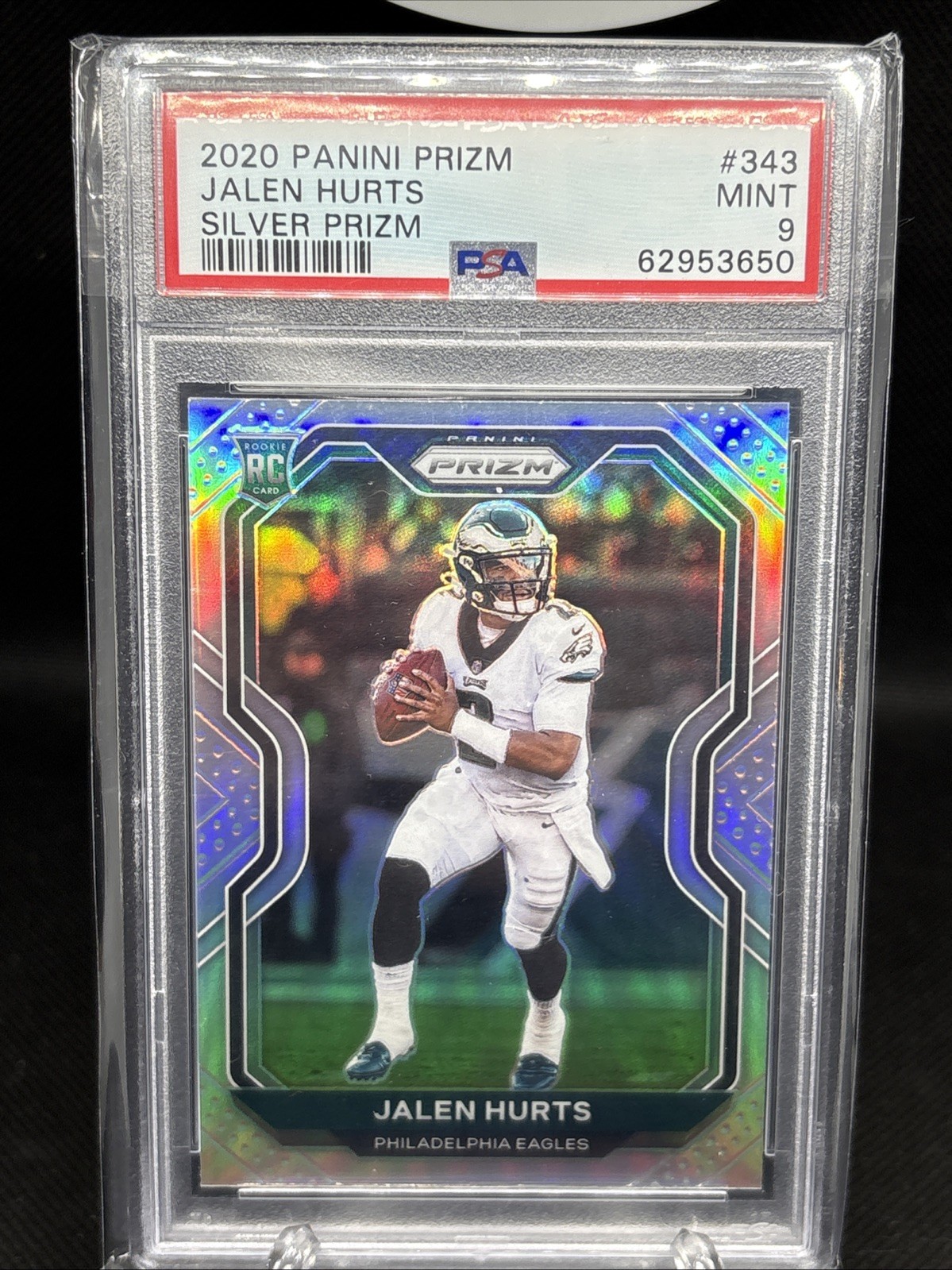2020 Panini Prizm - Rookie Jalen Hurts #343 Silver Prizm (RC) 🔥🏈🦅🔥