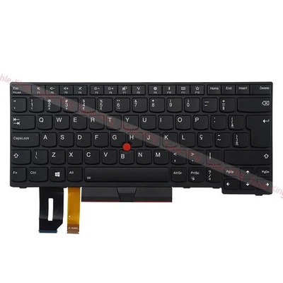 TABLEKINGDE Brasilien Backlit Tastatur für Thinkpad E480/E485/E490/E495/T480s/T490/T495