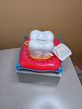 Used w/ Box 1990 Keepsake The Tooth Fairy's Baby Tooth Saver Bank - Red Rare